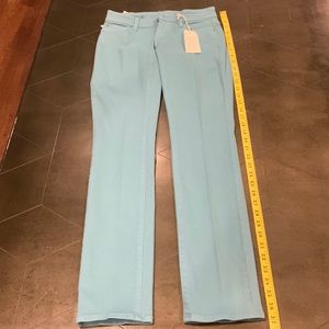 Ann Taylor aqua jeans Size 25 w/ 37” L.